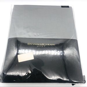 NWT Donna Karan "Modern Classics" Tailored Pleat Queen Fitted Sheet, Mercury